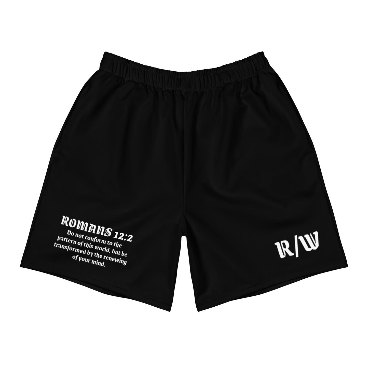 ROMANS 12:2 | Unisex Athletic Shorts (Long)