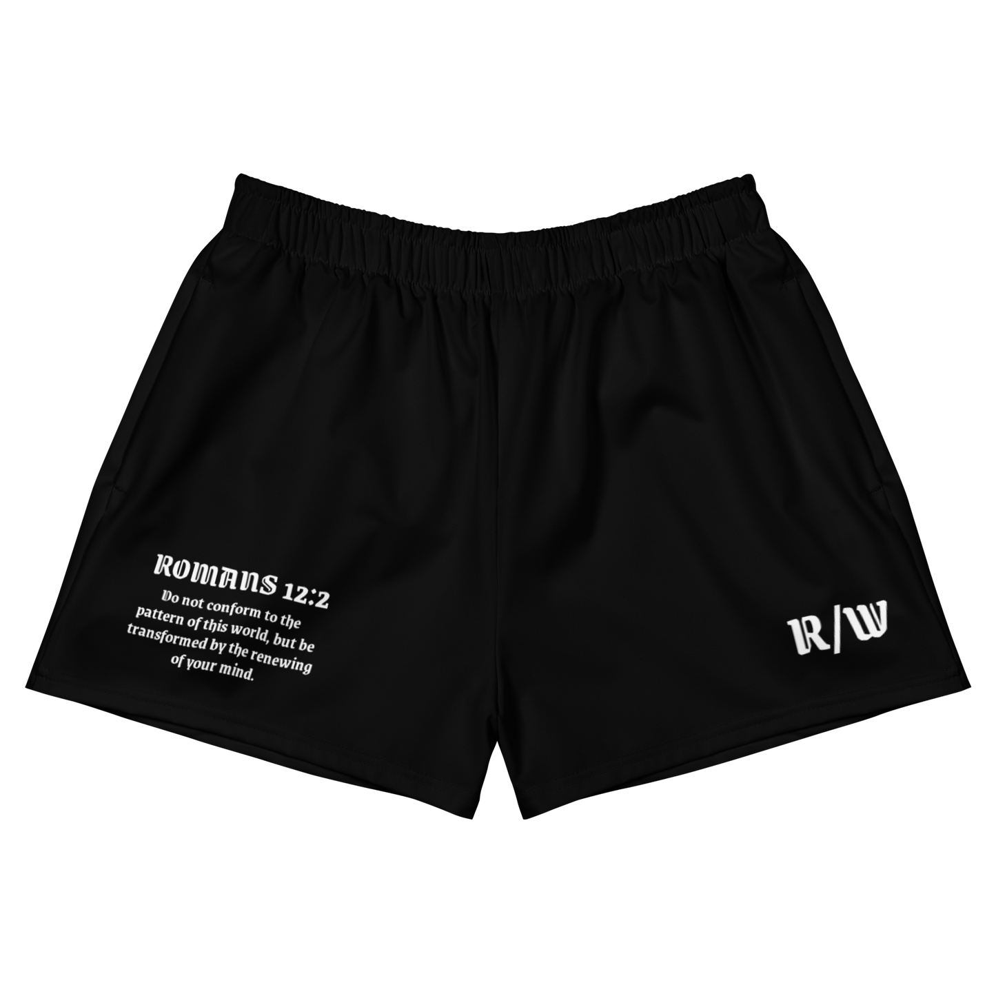 ROMANS 12:2 | Unisex Athletic Shorts
